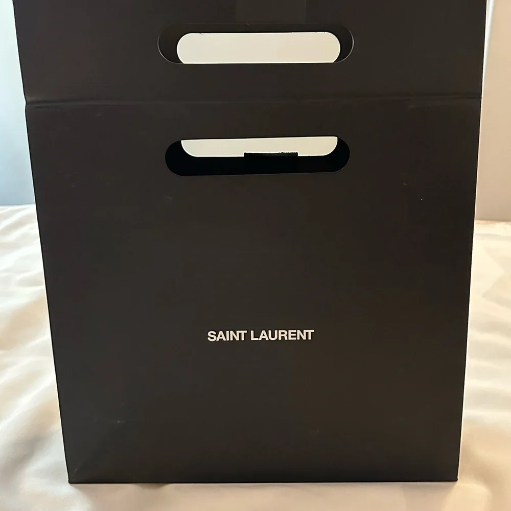 Authentic Saint Laurent Black Tote Gift Bag